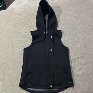 Calvin Klein Black Hooded Vest